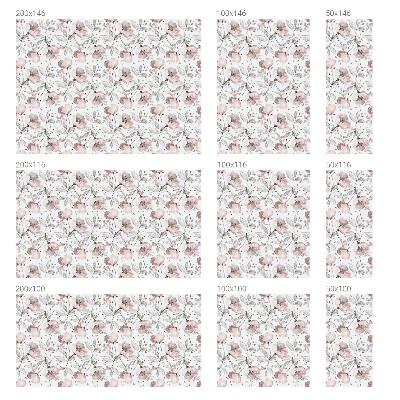 Fensterfolie Sichtschutz Rosenblätter