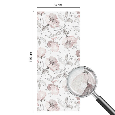 Fensterfolie Sichtschutz Rosenblätter