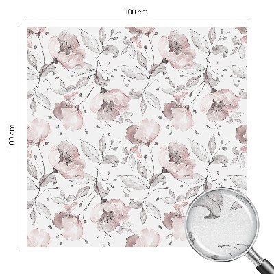 Fensterfolie Sichtschutz Rosenblätter