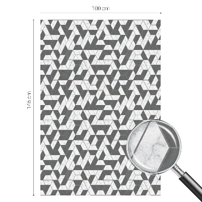 Sichtschutzfolie Fenster Buntglasoptik Geometrische Illusionen