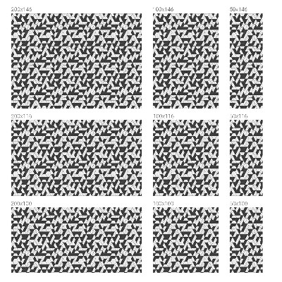 Sichtschutzfolie Fenster Buntglasoptik Geometrische Illusionen