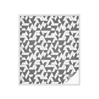 Sichtschutzfolie Fenster Buntglasoptik Geometrische Illusionen