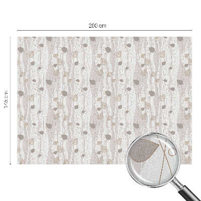 Sichtschutz Klebefolie Buntglasoptik Elegante Blätter