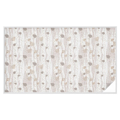 Sichtschutz Klebefolie Buntglasoptik Elegante Blätter