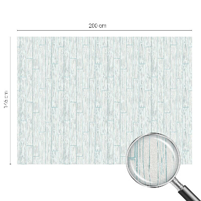 Sichtschutzfolie Fenster Buntglasoptik Holzmuster