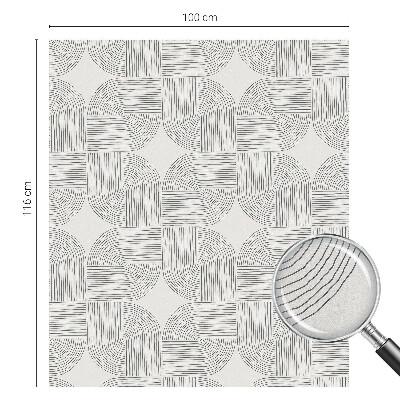 Sichtschutz Klebefolie Buntglasoptik Friedliche Symmetrie