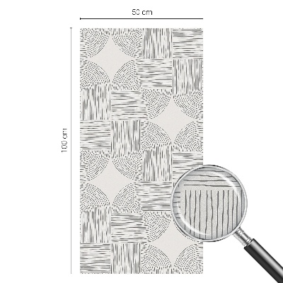 Sichtschutz Klebefolie Buntglasoptik Friedliche Symmetrie