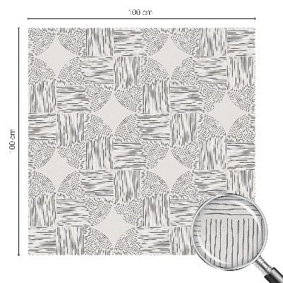 Sichtschutz Klebefolie Buntglasoptik Friedliche Symmetrie