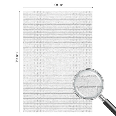 Klebefolie Fenster Sichtschutz Ziegeltextur