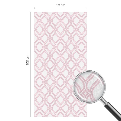 Fensterfolie Sichtschutz Rosa Linien