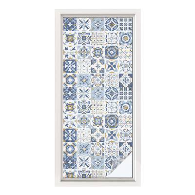 Sichtschutz Klebefolie Buntglasoptik Mosaikfliesen