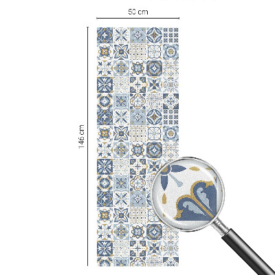 Sichtschutz Klebefolie Buntglasoptik Mosaikfliesen