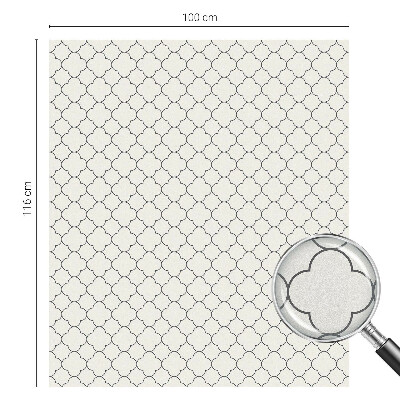 Sichtschutzfolie Fenster Buntglasoptik Schlichte Eleganz