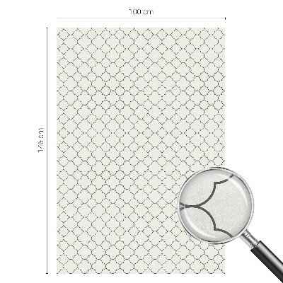 Sichtschutzfolie Fenster Buntglasoptik Schlichte Eleganz