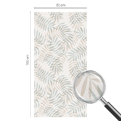 Folie für Fenster blickdicht Laubige Eleganz