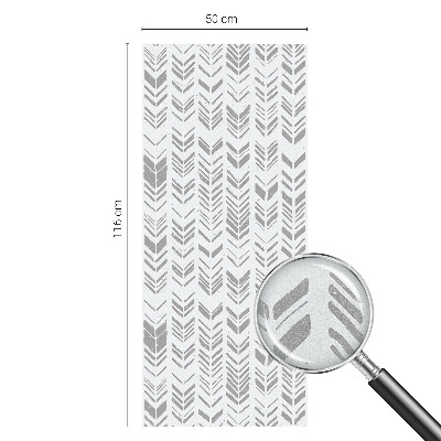 Folie für Fenster blickdicht Pfeilmuster