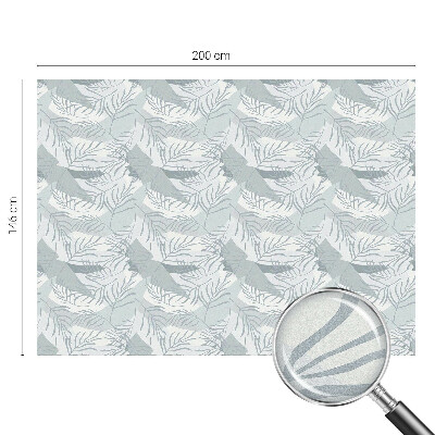 Sichtschutzfolie Fenster Buntglasoptik Zarte Blätter