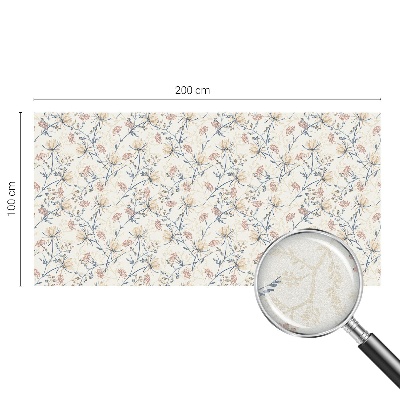 Sichtschutz Klebefolie Buntglasoptik Blumen der Harmonie