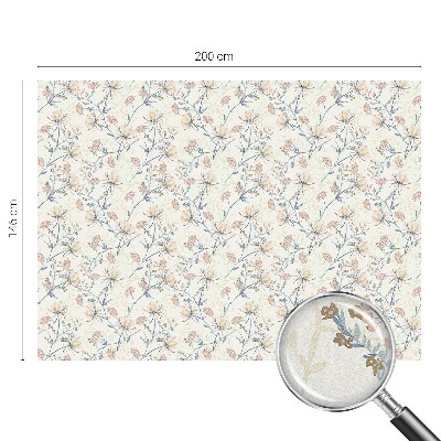 Sichtschutz Klebefolie Buntglasoptik Blumen der Harmonie