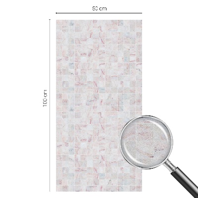 Fensterfolie Sichtschutz Steinmosaik