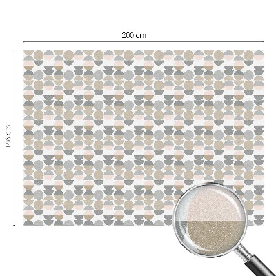 Sichtschutz Klebefolie Buntglasoptik Geometrische Muster