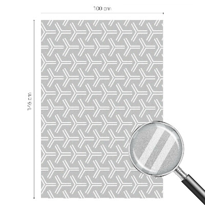 Sichtschutz Klebefolie Buntglasoptik Minimalistische Linien