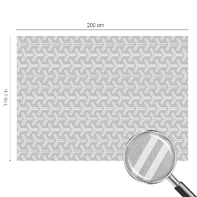 Sichtschutz Klebefolie Buntglasoptik Minimalistische Linien