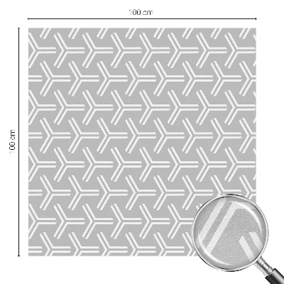 Sichtschutz Klebefolie Buntglasoptik Minimalistische Linien