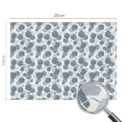 Fensterfolie Sichtschutz Geometrische Sechsecke