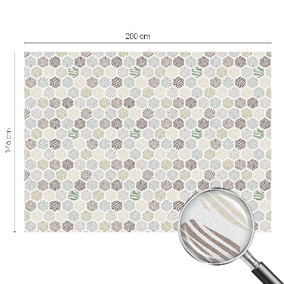 Folie für Fenster blickdicht Geometrische Wellen