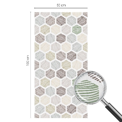 Folie für Fenster blickdicht Geometrische Wellen