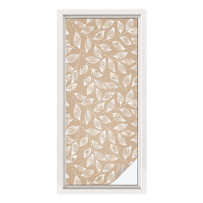 Klebefolie Fenster Sichtschutz Blätter Natur