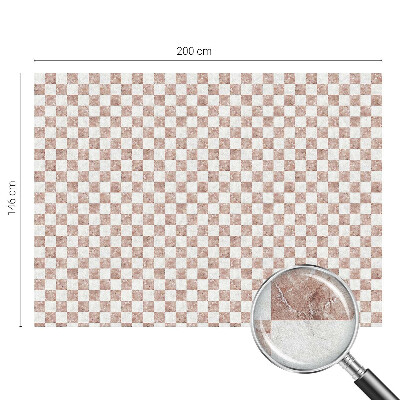 Fensterfolie Sichtschutz Klassisches Schachbrett