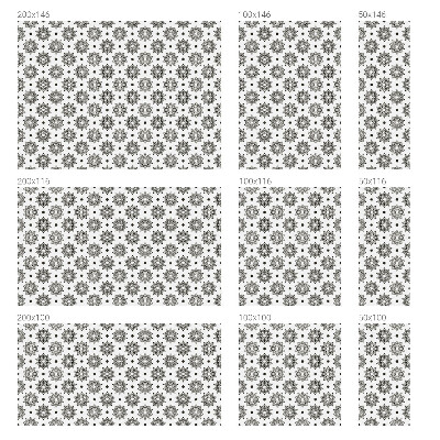 Sichtschutzfolie Fenster Buntglasoptik Klassische Rosetten