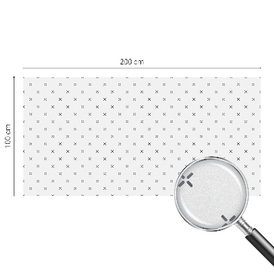 Folie für Fenster blickdicht Geometrische Kreuze