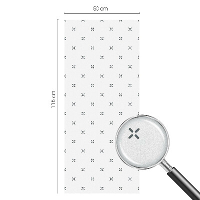 Folie für Fenster blickdicht Geometrische Kreuze