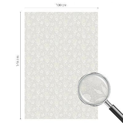 Fensterfolie Sichtschutz Zarte Blüten