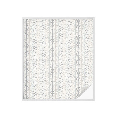 Sichtschutz Klebefolie Buntglasoptik Blattmuster