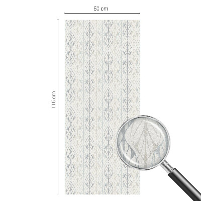 Sichtschutz Klebefolie Buntglasoptik Blattmuster