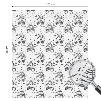 Fensterfolie Sichtschutz Laubige Eleganz