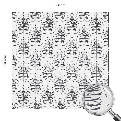 Fensterfolie Sichtschutz Laubige Eleganz