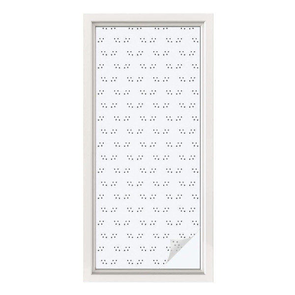 Klebefolie Fenster Sichtschutz Punktmuster