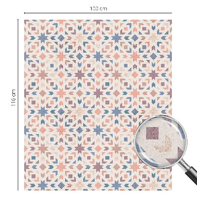 Sichtschutzfolie Fenster Buntglasoptik Bunte Muster