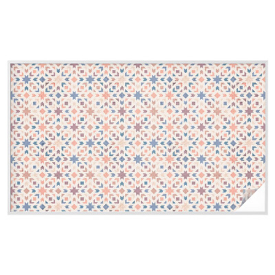 Sichtschutzfolie Fenster Buntglasoptik Bunte Muster