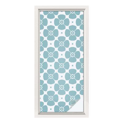 Klebefolie Fenster Sichtschutz Blumensymmetrie