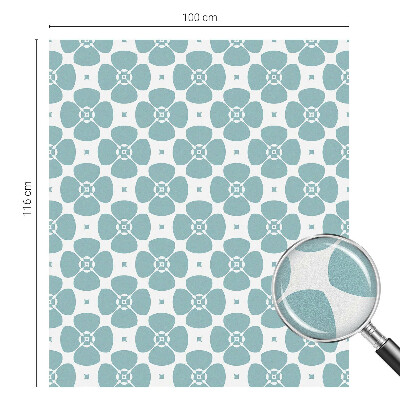 Klebefolie Fenster Sichtschutz Blumensymmetrie