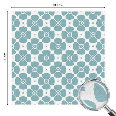 Klebefolie Fenster Sichtschutz Blumensymmetrie