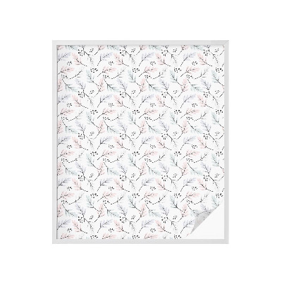 Fensterfolie Sichtschutz Pflanzenblätter