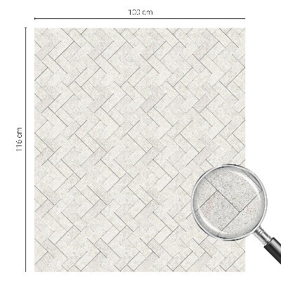 Sichtschutz Klebefolie Buntglasoptik Fischgrätmuster