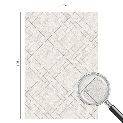 Sichtschutz Klebefolie Buntglasoptik Fischgrätmuster